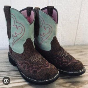 Ariat Fat Baby Boots cheetah print